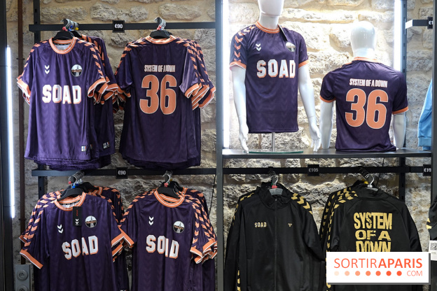 Pop-up store System of a Down à Paris - nos photos