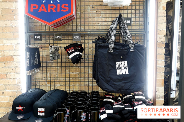 Pop-up store System of a Down à Paris - nos photos