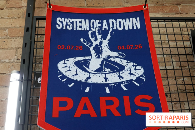 Pop-up store System of a Down à Paris - nos photos
