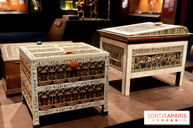 Coffres décorés du trésor de Toutânkhamon - Toutankhamon : son tombeau et ses trésors