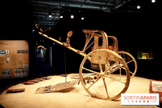 Le char de Toutânkhamon dans l’exposition - Toutankhamon : son tombeau et ses trésors