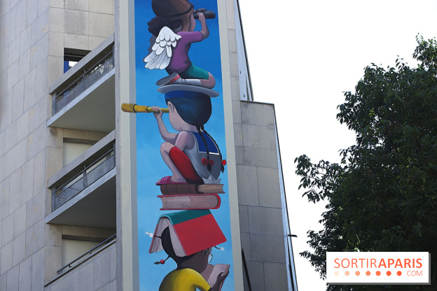 Seth, nos photos de sa nouvelle fresque monumentale à admirer dans le 19e à Paris - Seth 2