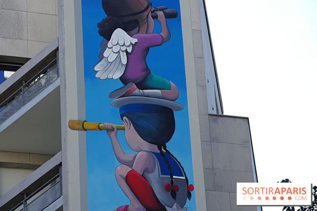 Seth, nos photos de sa nouvelle fresque monumentale à admirer dans le 19e à Paris - Seth 3