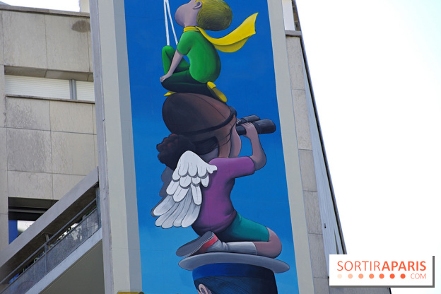 Seth, nos photos de sa nouvelle fresque monumentale à admirer dans le 19e à Paris - Seth 4