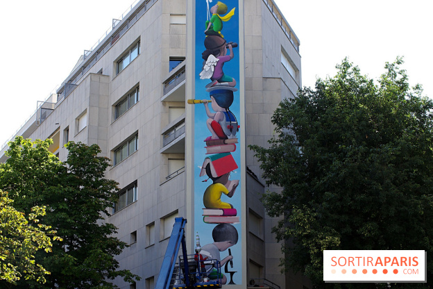 Seth, nos photos de sa nouvelle fresque monumentale à admirer dans le 19e à Paris - Seth 5