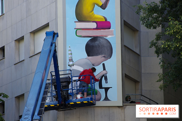 Seth, nos photos de sa nouvelle fresque monumentale à admirer dans le 19e à Paris - Seth 7