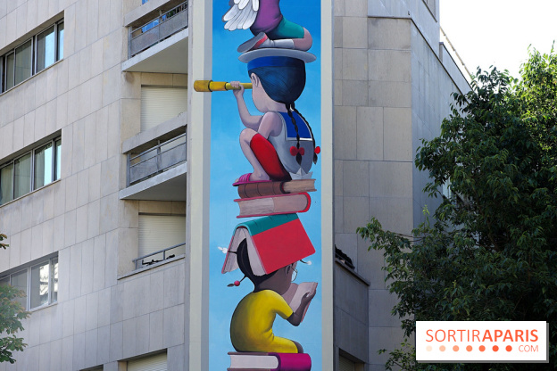 Seth, nos photos de sa nouvelle fresque monumentale à admirer dans le 19e à Paris - Seth 8