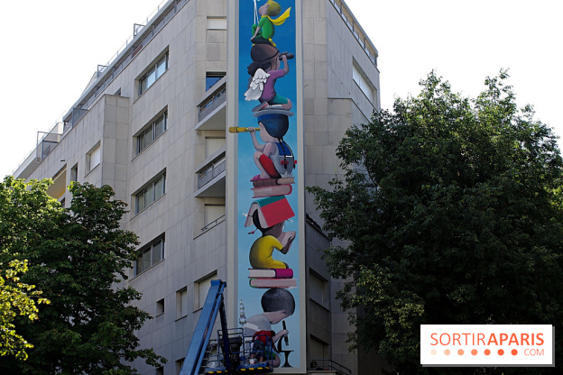 Seth, nos photos de sa nouvelle fresque monumentale à admirer dans le 19e à Paris - Seth 9