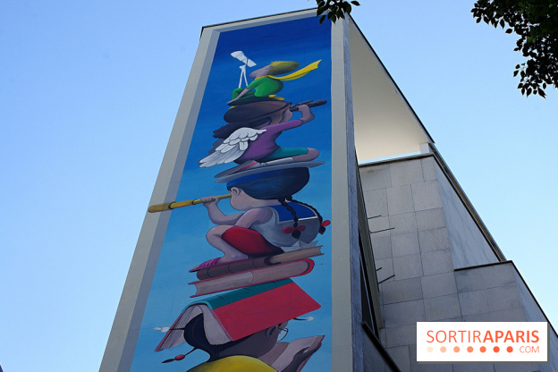 Seth, nos photos de sa nouvelle fresque monumentale à admirer dans le 19e à Paris - Seth 10