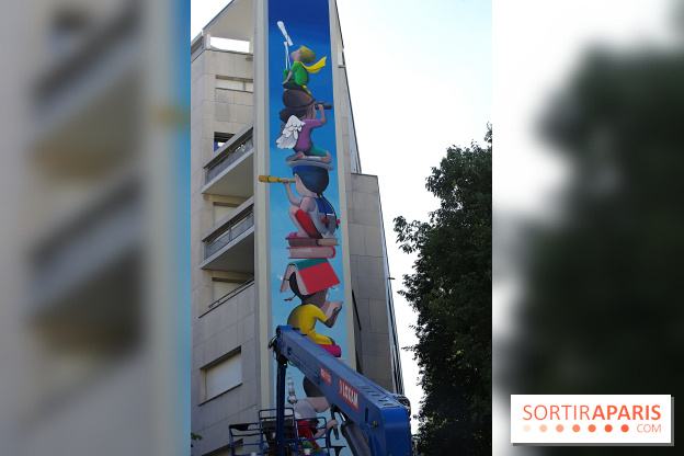 Seth, nos photos de sa nouvelle fresque monumentale à admirer dans le 19e à Paris - Seth 11