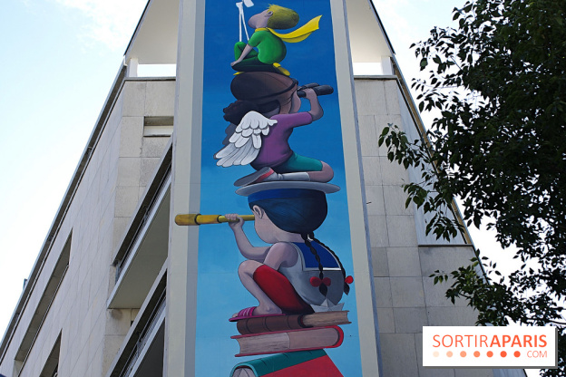 Seth, nos photos de sa nouvelle fresque monumentale à admirer dans le 19e à Paris - Seth 16