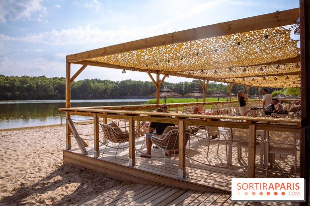 La plage et guinguette des Étangs de Hollande - photos