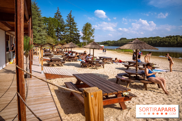 La plage et guinguette des Étangs de Hollande - photos