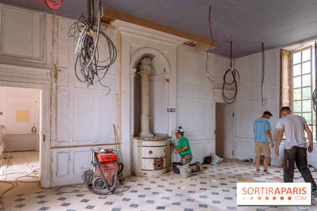 Le château de Plaisir dans les Yvelines se transforme en conservatoire - photos
