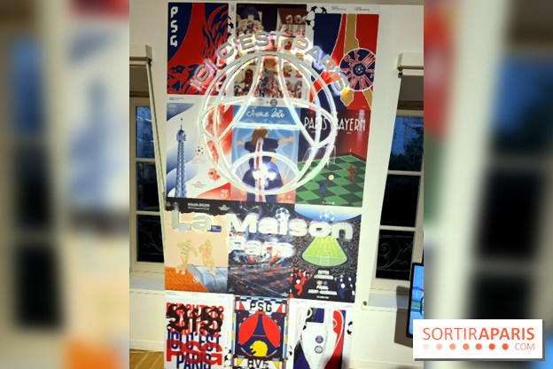 Ici C’est Paris La Maison : nos photos du pop-up gratuit du PSG à Paris - L’installation artistique du pop-up PSG