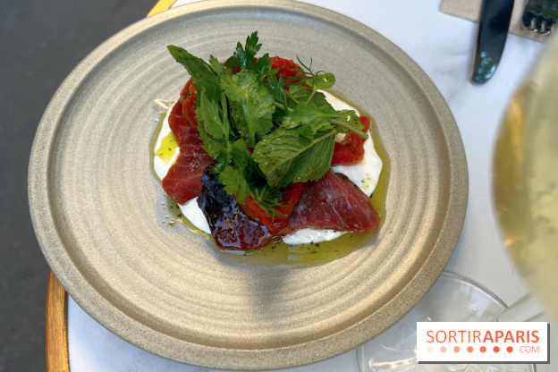 Niní Restaurant - Thonine stracciatella, poivrons