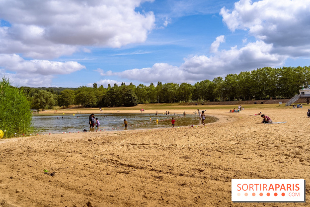 Île de loisirs du Val de Seine dans les Yvelines, plage, baignade et activités - photos