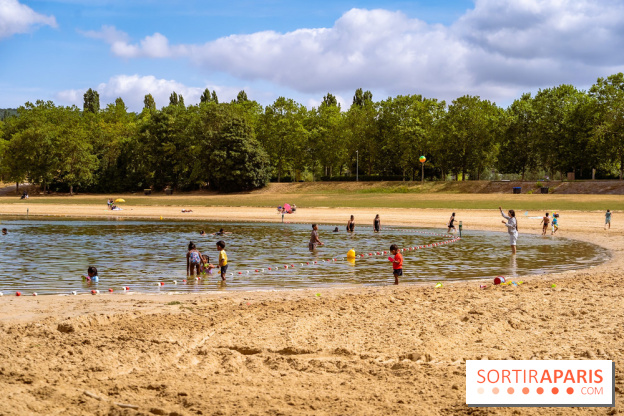 Île de loisirs du Val de Seine dans les Yvelines, plage, baignade et activités - photos