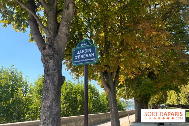 Le Jardin d’Erevan, un coin tranquille le long des quais de Seine