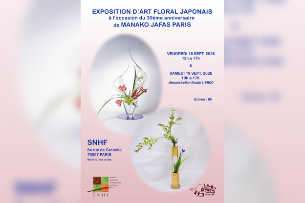 L’art floral japonais à l’honneur : plongez dans la poésie végétale au cœur de Paris !
