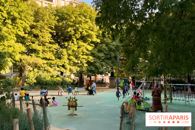 Square des Epinettes, le parc caché du 17e