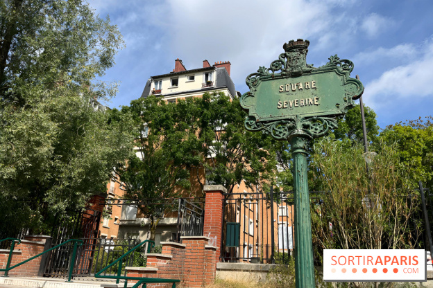 Le square Séverine, grand espace vert du 20e arrondissement