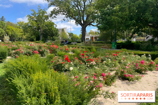 Le square Séverine, grand espace vert du 20e arrondissement