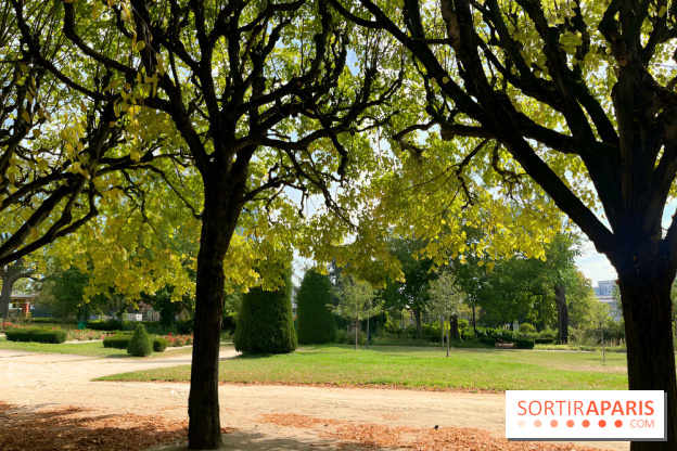 Le square Séverine, grand espace vert du 20e arrondissement