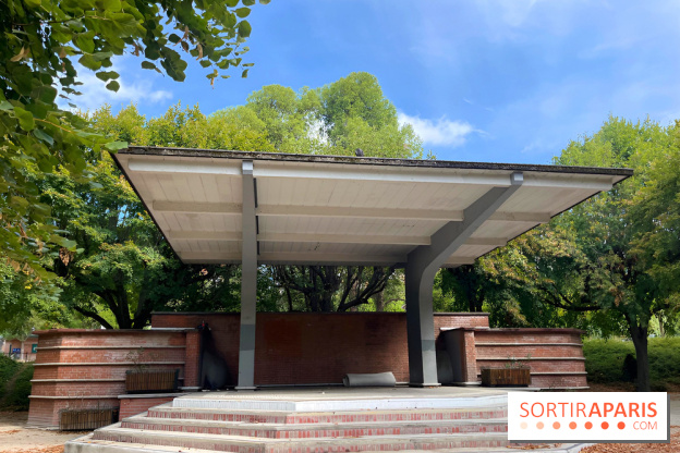 Le square Séverine, grand espace vert du 20e arrondissement