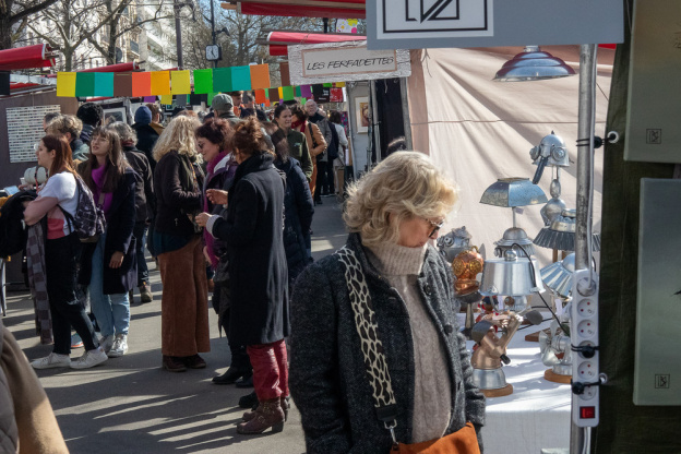 Le marché de la création Edgar Quinet, une galerie d'art gratuite et à ciel ouvert - TOUS LES DIMANCHES