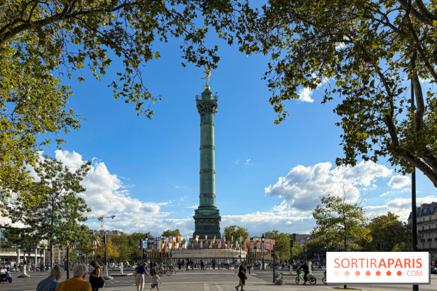 La Re-prise de la Bastille, 196 drapeaux recyclés autour de la Colonne de Juillet pour la Paris Design Week 2026