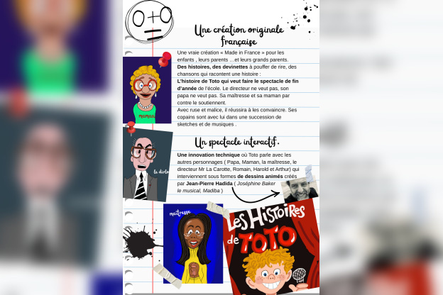 Toto "en vrai" avec le spectacle "Les histoires de Toto" à la Scène Montparnasse