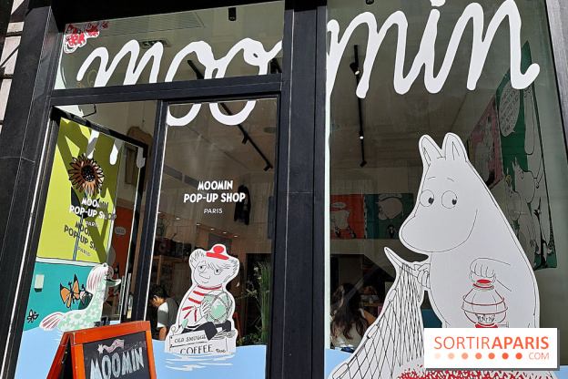 Moomin pop-up shop à Paris, nos photos
