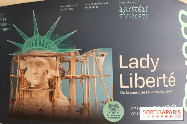 Lady Liberté : le musée des Arts et Métiers raconte la construction de la statue dans une exposition immersive