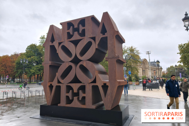Art Basel 2026 : Robert Indiana installe un Love Wall sur la place Clémenceau à Paris