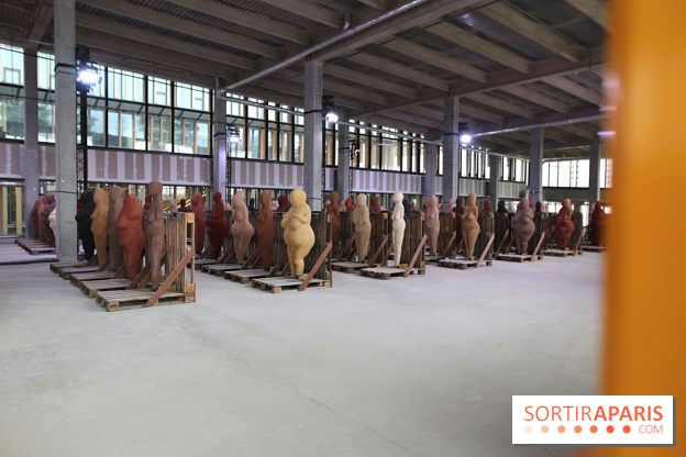 Les Vénus dionysiennes de Prune Nourry à la gare Saint-Denis - Pleyel, nos photos