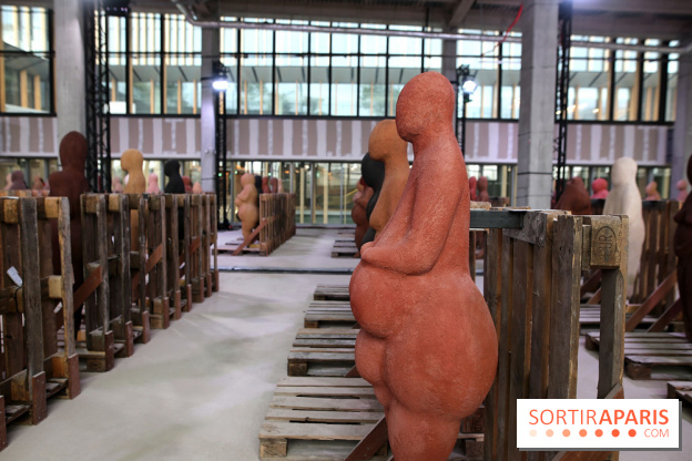 Les Vénus dionysiennes de Prune Nourry à la gare Saint-Denis - Pleyel, nos photos