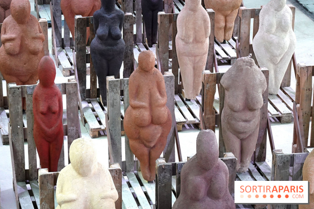 Les Vénus dionysiennes de Prune Nourry à la gare Saint-Denis - Pleyel, nos photos