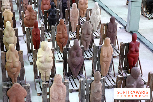 Les Vénus dionysiennes de Prune Nourry à la gare Saint-Denis - Pleyel, nos photos