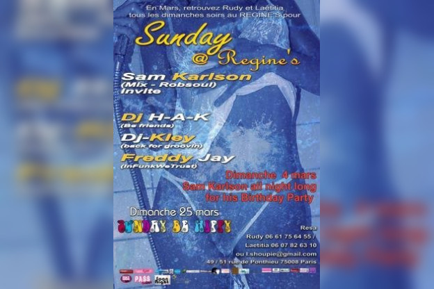 Sunday @ Regine