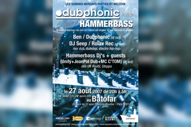 Summer mondays parties : Carte Blanche à Dubphonic