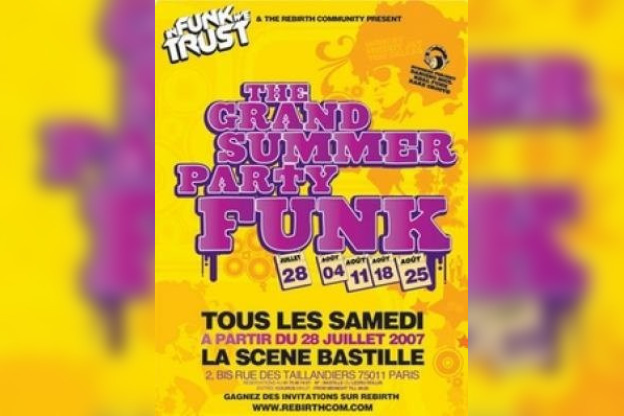 The Grand Summer Party Funk - tous les samedis de l été