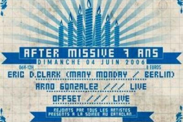 arno gonzales/ offset/ eric d-clark/dj set : thomas di matteo, mister j/po/lullabies