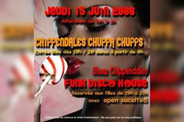 <br />
CHIPPENDALES CHUPPA CHUPS