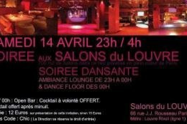 Soirée aux Salons du Louvre