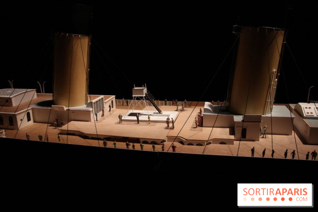 Exposition Titanic au Parc des Expositions de Paris : maquette