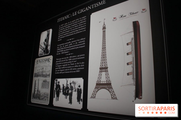 Exposition Titanic au Parc des Expositions de Paris : taille © Cyril Codus
