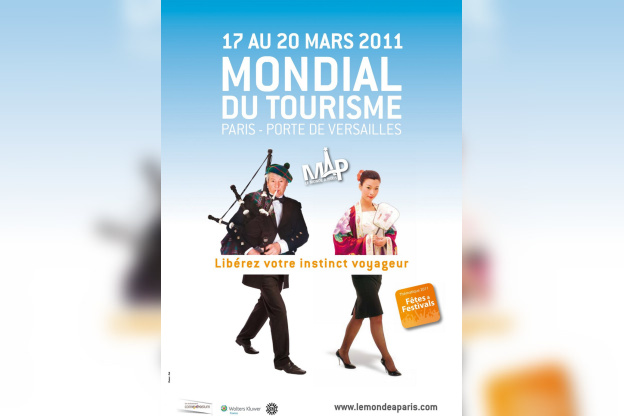 Mondial du tourisme, map