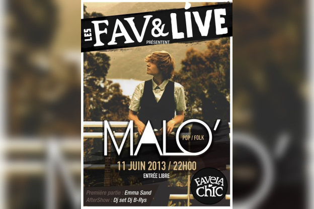Fav & Live : Malo' en showcase 