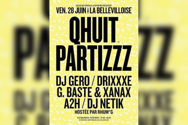 Qhuit Partizzz w/ DJ Gero, Drixxxe, DJ Netik